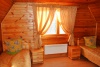 Подмосковье, база отдыха Литвиново, размещение, коттедж 3, спальня с двуспальной и односпальной кроватями.