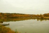 рыбалка в Подмосковье, база отдыха Литвиново, беседки для рыболовов у малого озера.