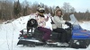 Подмосковье, рыболовная усадьба "Русский двор", снегокаты