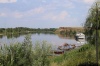 Астраханская область, Енотаевский район, рыболовная база "Рыбацкая деревня", территория, причал базы.