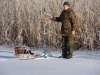 Астраханская область, Володарский район, рыболовная база "Хищник", зимняя рыбалка.