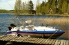 рыбалка в Финляндии, аренда катера Silver Beaver мотор suzuki 40л.с.